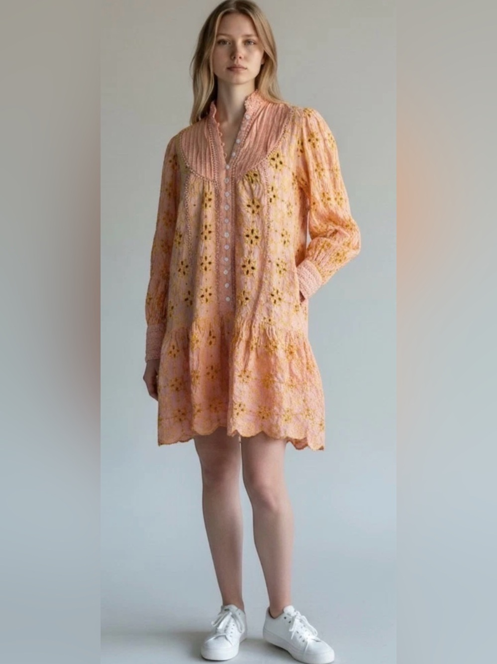 Victorian Bohemian Boutique Eyelet Dress/Tunic